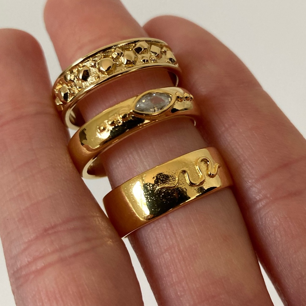 New Vanessa Stackable Layering Ring Set Size 7 - image 3